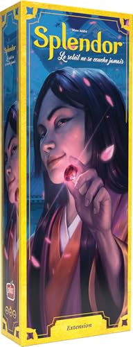 Asmodee - Splendor – Erweiterung: Die Sonne geht nie unter, Gesellschaftsspiel ab 10 Jahren – Denkspiel & Strategie in der Familie – Erwachsene und Kinder ab 10 Jahren, französische Version Asmodee - Splendor – Erweiterung: Die Sonne geht nie unter, Gesellschaftsspiel ab 10 Jahren – Denkspiel & Strategie in der Familie – Erwachsene und Kinder ab 10 Jahren, französische Version von Asmodee