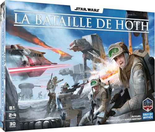Asmodee - Star Wars Die Schlacht von Hoth – Strategiespiel für 2 bis 4 Spieler ab 8 Jahren – 74 Figuren und 17 Szenarien – Imperium gegen Rebellen – Familienspiel Days of Wonder – Französisch Asmodee - Star Wars Die Schlacht von Hoth – Strategiespiel für 2 bis 4 Spieler ab 8 Jahren – 74 Figuren und 17 Szenarien – Imperium gegen Rebellen – Familienspiel Days of Wonder – Französisch von Asmodee