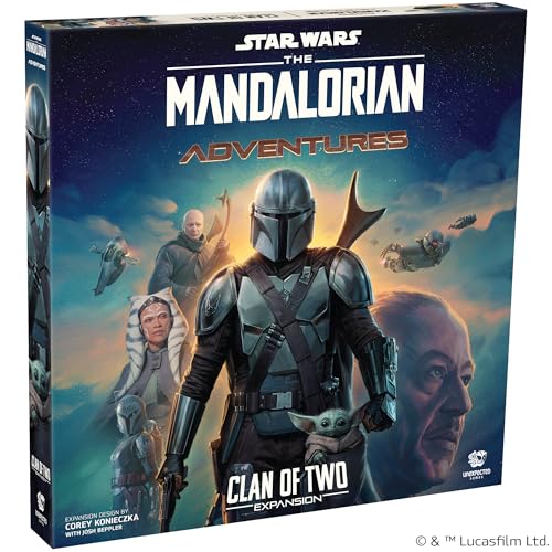 Asmodee Star Wars The Mandalorian Adventures: Clan Of Two Erweiterung, Kooperatives Brettspiel, ab 12 Jahren, 1-4 Spieler, 30-60 Minuten Spieldauer Asmodee Star Wars The Mandalorian Adventures: Clan Of Two Erweiterung, Kooperatives Brettspiel, ab 12 Jahren, 1-4 Spieler, 30-60 Minuten Spieldauer von Asmodee