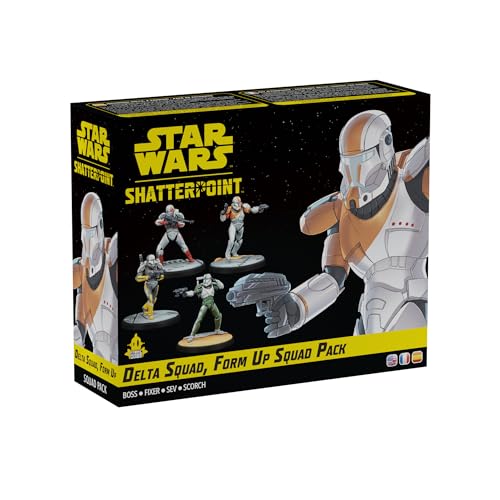 Asmodee Star Wars: Shatterpoint Delta Squad, Form Up Squad Pack, Tabletop-Miniaturen-Spiel, ab 14 Jahren, für 2 Spieler, über 90 Minuten Spieldauer Asmodee Star Wars: Shatterpoint Delta Squad, Form Up Squad Pack, Tabletop-Miniaturen-Spiel, ab 14 Jahren, für 2 Spieler, über 90 Minuten Spieldauer von Asmodee