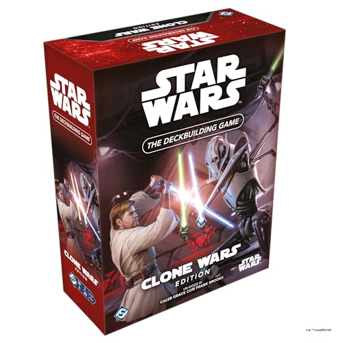 Asmodee - Star Wars: The Deckbuilding Game - Clone Wars, Erweiterung des Kartenspiels für 2 Spieler, ab 12 Jahren, italienische Ausgabe von Asmodee