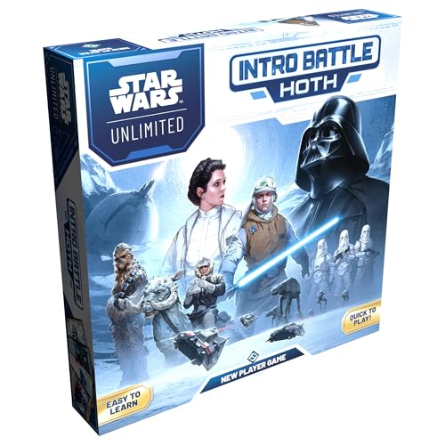 Asmodee Star Wars: Unlimited TCG – Intro Battle Hoth – Sammelkartenspiel-Starter-Set mit vorgefertigten Decks für Kinder und Erwachsene ab 12 Jahren, 2 Spieler, 20 Minuten, Englisch Asmodee Star Wars: Unlimited TCG – Intro Battle Hoth – Sammelkartenspiel-Starter-Set mit vorgefertigten Decks für Kinder und Erwachsene ab 12 Jahren, 2 Spieler, 20 Minuten, Englisch von Asmodee