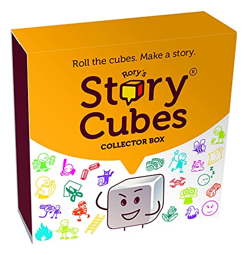 Asmodee ASMRSCREPACK01B SAMMELBOX Story Cubes: Repack Design B, gelb, Special Value Box von Asmodee