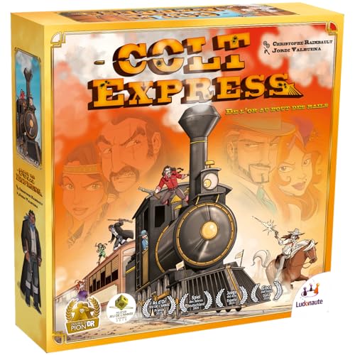 Ludonaute LUCOEX01FR Gesellschaftsspiele – Colt Express, Mehrfarbig, L von Ludonaute