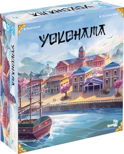 Asmodee Synapses Games Yokohama – Gesellschaftsspiele – Brettspiele – Strategiespiel und Platzierungsspiel ab 14 Jahren – 2 bis 4 Spieler – französische Version von Asmodee