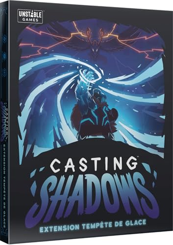 Asmodee TeeTurtle Casting Shadows – Erweiterung: Eissturm – Gesellschaftsspiele – Kartenspiele – ab 10 Jahren – 2 bis 4 Spieler – 30 Minuten – französische Version von Asmodee