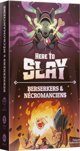 Asmodee TeeTurtle – Here to Slay – Erweiterung: Berserker und Nekromanten – Gesellschaftsspiele – Kartenspiele – Spiele für Erwachsene und Kinder ab 10 Jahren – 2 bis 6 Spieler – französische Version von Asmodee