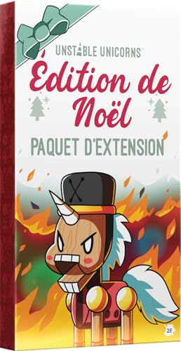 Asmodee TeeTurtle – Unstable Unicorns – Erweiterung: Weihnachts-Edition – Gesellschaftsspiele – Kartenspiele – Spiele für Erwachsene und Kinder ab 8 Jahren – 2 bis 8 Spieler – französische Version von Asmodee