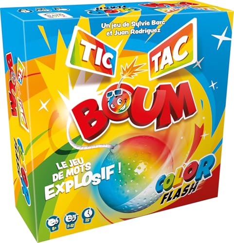 Asmodee - Tic Tac Boum Color Flash - Jeux de société - Jeux de Cartes - Jeu Famille, Adultes et Enfants à partir de 8 Ans - 3 Joueurs - 30 Min - Version Française Asmodee - Tic Tac Boum Color Flash - Jeux de société - Jeux de Cartes - Jeu Famille, Adultes et Enfants à partir de 8 Ans - 3 Joueurs - 30 Min - Version Française von Asmodee