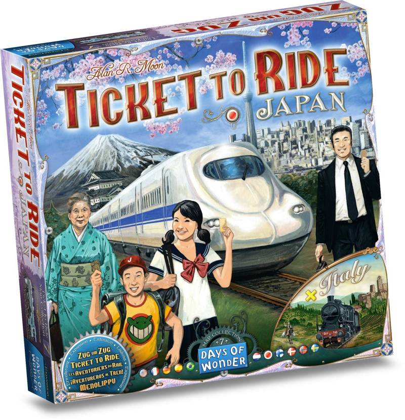 Asmodee Ticket to Ride Map Collection Japan-Italy Brettspiel von Asmodee