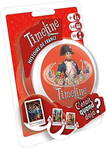 Asmodee Timeline TIME01FR Kartenspiel, Einheitsgröße von Asmodee