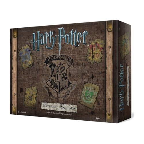 USAopoly Harry Potter Schlacht in Hogwarts | Kooperatives Deckbuilding-Spiel | ab 11 Jahren | 2-4 Spieler von USAopoly