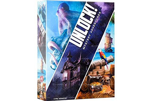 Asmodee - Unlock!: Mystery Adventures - Brettspiel mit App, Escape Room, 1-6 Spieler, 10+ Jahre, italienische Ausgabe von Asmodee