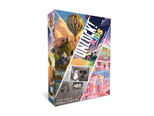 Asmodee - Unlock! Kids, Escape Room für den Tisch, 6+ Jahre, italienische Ausgabe, 8763 von Asmodee