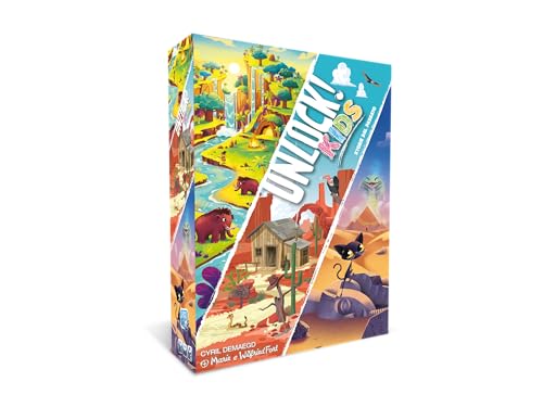 Asmodee - Unlock! Kids: Geschichten der Vergangenheit, Escape Room für den Tisch, 6+ Jahre, italienische Ausgabe von Asmodee