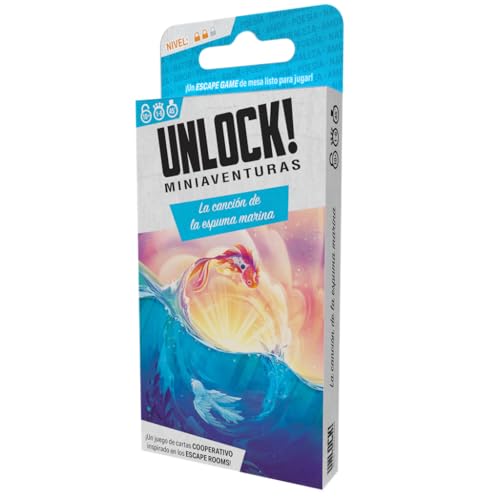 Asmodee Unlock! Mini Das Lied des Meerschaums, Kartenspiel, ab 10 Jahren, 1 bis 6 Spieler, 30-45 Minuten pro Spiel, Spanisch Asmodee Unlock! Mini Das Lied des Meerschaums, Kartenspiel, ab 10 Jahren, 1 bis 6 Spieler, 30-45 Minuten pro Spiel, Spanisch von Asmodee