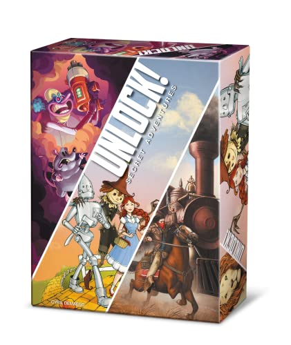 Asmodee - Unlock! Secret Adventures, Escape Room in einem Brettspiel, 1-6 Spieler, 10+ Jahre, italienische Ausgabe von Asmodee