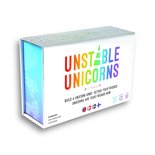 Asmodee Unstable Unicorns - Kartenspiel (Nordic) (TEEUU01SCA) von Asmodee