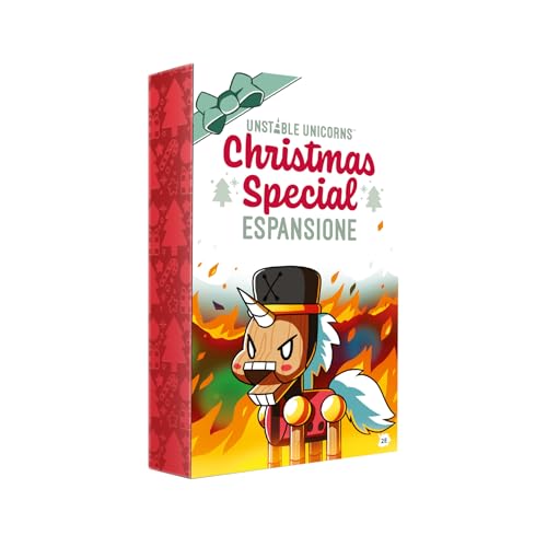 Asmodee Unstable Unicorns: Christmas Special, Erweiterung Kartenspiel, italienische Ausgabe von Asmodee