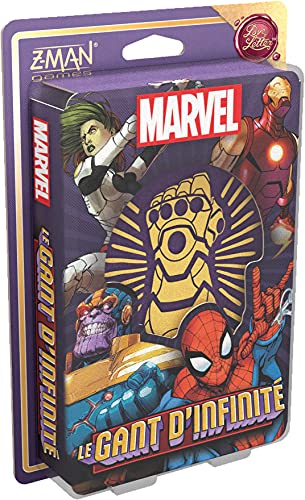 Asmodee Z-Man Games Love Letter Marvel Der Unendlichkeits-Handschuh, Gesellschaftsspiel, ab 10 Jahren, 2-6 Spieler, 20 Minuten von Asmodee