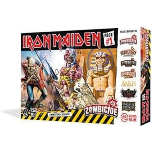 Asmodee - Zombicide, 2. Ed - Iron Maiden Pack 1, Erweiterung Tischspiel, Pack 1 von Asmodee