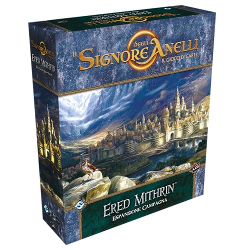 Asmodee: L'Herr der Ringe LCG, Ered Mithrin, Kampagnenerweitung, 14+ Jahre, 1-4 Spieler, italienische Ausgabe von Asmodee