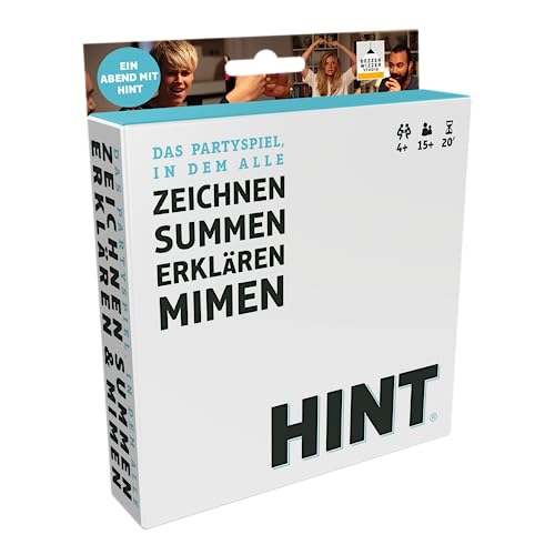 Bezzerwizzer Studio, HINT Pocket, Partyspiel, Kartenspiel, 4+ Spieler, Ab 15+ Jahren, 20 Minuten, Deutsch, Mehrfarbig, Bunt von Asmodee