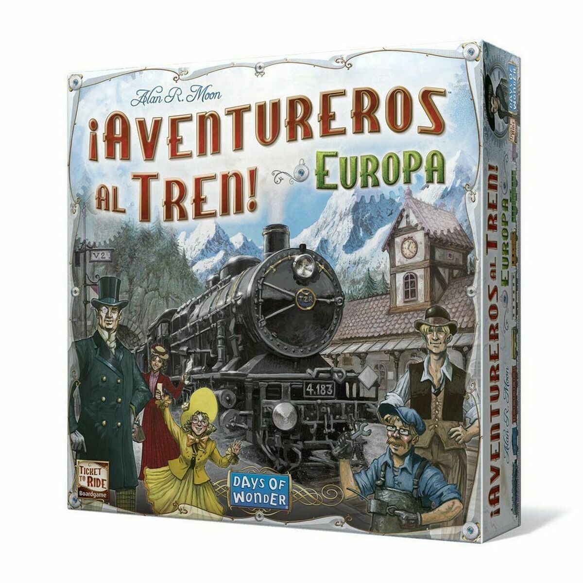 Brettspiel ¡Aventureros Al Tren! Europa Asmodee (ES) von Asmodee