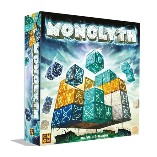 CMON, Monolyth, Familienspiel, Geschicklichkeitsspiel, 1-4 Spieler, Ab 8+ Jahren, 30 Minuten, Deutsch, Mehrsprachig von CMON