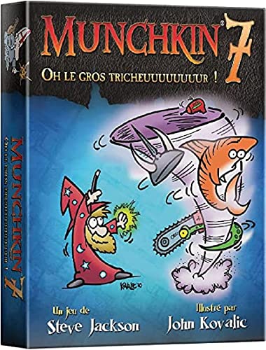 Edge Entertainment Munchkin 7 Erweiterung: Oh der große Tricheuuuuuuur! Gesellschaftsspiel, Kartenspiel, ab 10 Jahren, 3-6 Spieler, 60-90 Minuten von Asmodee