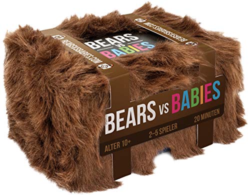 Exploding Kittens, Bears vs Babies, Partyspiel, Kartenspiel, 2-5 Spieler, Ab 10+ Jahren, 20+ Minuten, Deutsch von Asmodee