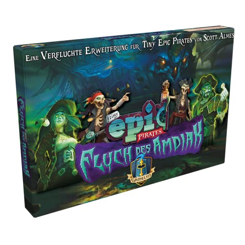 Gamelyn Games, Tiny Epic: Pirates – Fluch des Amdiak, Erweiterung, Familienspiel, Brettspiel, 1-4 Spieler, Ab 12+ Jahren, 45+ Minuten, Deutsch von Asmodee