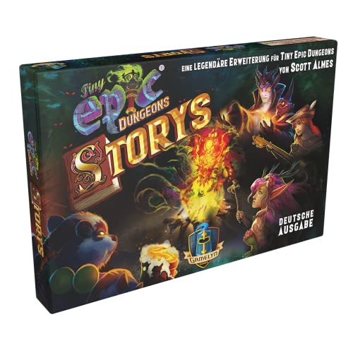 Gamelyn Games, Tiny Epic: Dungeons – Storys, Erweiterung, Familienspiel, Dungeon Crawler, 1-4 Spieler, Ab 12+ Jahren, 30+ Minuten, Deutsch, Mehrfarbig, Bunt von Asmodee