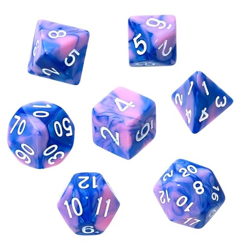 Knochen-Set REBEL RPG - Bicolor - Blau-Rosa von Asmodee