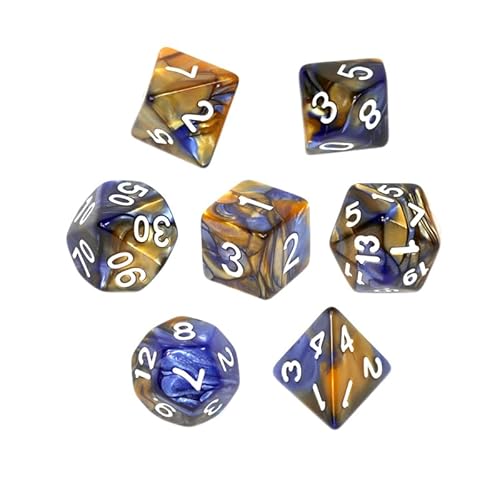 Knochen-Set REBEL RPG - Bicolor - Orange-blau von Asmodee