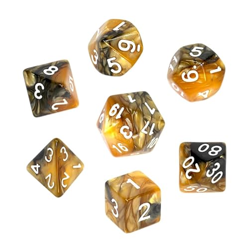 Knochen-Set REBEL RPG - Bicolor - Schwarz-Gold von Asmodee