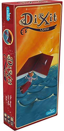 Libellud | Dixit Erweiterung: Quest (Edition 2022) | Kommunikationsspiel | Alter: 8+ | 3 bis 6 Spieler | Spielzeit: 30 min von Asmodee