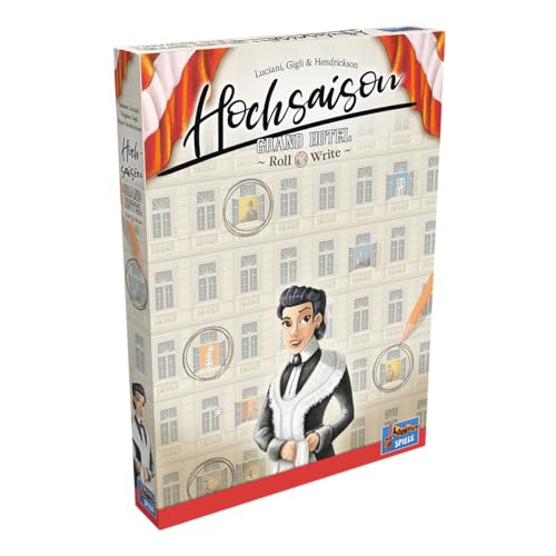 Hochsaison: Grand Hotel Roll & Write von Lookout