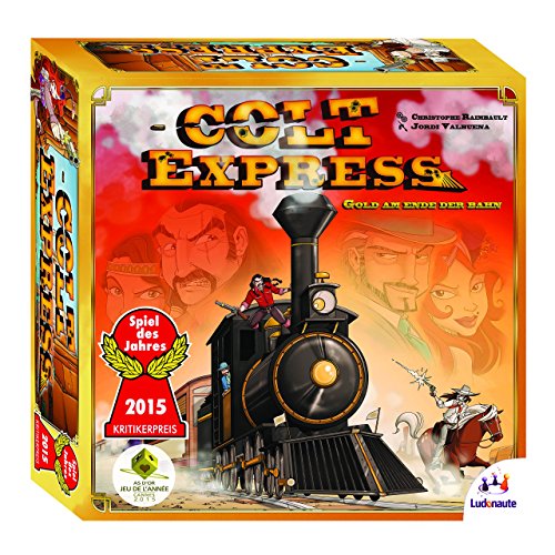 Ludonaute, Colt Express, Grundspiel, Familienspiel, Spiel des Jahres 2015, 2-6 Spieler, Ab 10+ Jahren, 40+ Minuten, Deutsch von Asmodee