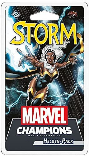 Fantasy Flight Games, Marvel Champions: LCG – Storm, Helden-Erweiterung, Expertenspiel, Kartenspiel, 1-4 Spieler, Ab 12+ Jahren, 45-90 Minuten, Deutsch, Mehrfarbig, Bunt von Fantasy Flight Games