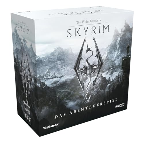 Modiphius Games, The Elder Scrolls V – Skyrim: Das Abenteuerspiel, Expertenspiel, Brettspiel, 1-4 Spieler, Ab 14+ Jahren, 90 Minuten, Deutsch, Mehrfarbig, Bunt von Asmodee