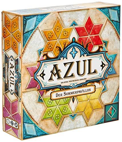 Next Move Games, Azul – Der Sommerpavillon, Grundspiel, Familienspiel, 2-4 Spieler, Ab 8+ Jahren, 30-45 Minuten, Deutsch von Asmodee