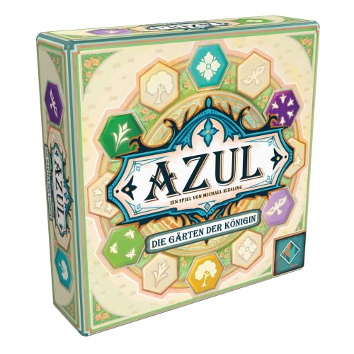 Next Move Games, Azul – Die Gärten der Königin, Familienspiel, 2-4 Spieler, Ab 10+ Jahren, 45-60 Minuten, Deutsch von Asmodee