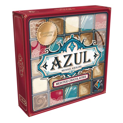 Next Move Games, Azul – Meister-Chocolatier, Familienspiel, Brettspiel, 2-4 Spieler, Ab 8+ Jahren, 30-45 Minuten, Deutsch von Asmodee