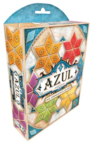 Next Move Games, Azul: Der Sommerpavillon Mini, Familienspiel, 2-4 Spieler, Ab 8+ Jahren, 30-45 Minuten, Deutsch von Asmodee