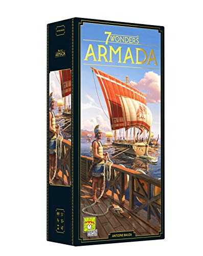 Repos Production | 7 Wonders — Erweiterung Armada — Neue Version 2020 | Brettspiel | Ab 10 Jahren | 3 bis 7 Spieler von Asmodee