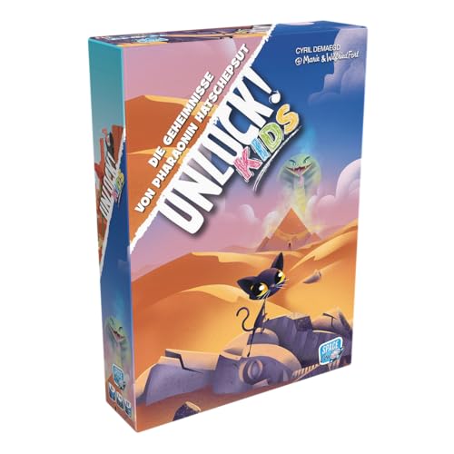 Space Cow, Unlock! Kids – Die Geheimnisse von Pharaonin Hatschepsut, Kinderspiel, Rätselspiel, 1-4 Spieler, Ab 6+ Jahren, 20 Minuten, Deutsch von Asmodee