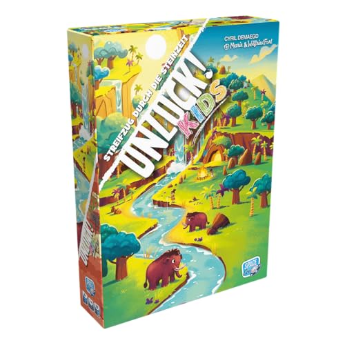 Space Cow, Unlock! Kids – Streifzug durch die Steinzeit, Kinderspiel, Rätselspiel, 1-4 Spieler, Ab 6+ Jahren, 20 Minuten, Deutsch von Asmodee