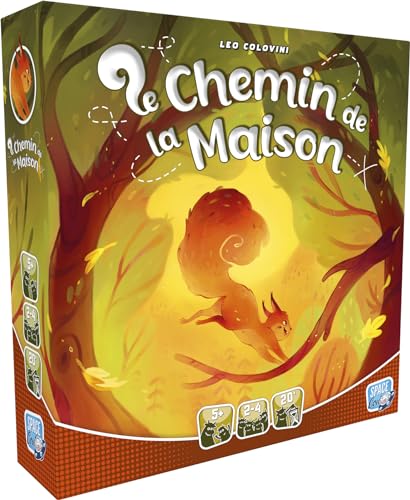 Space Cow – Asmodee – Le Chemin de la Maison – Gesellschaftsspiele – Spiel für Kinder und Familie – kooperatives Spiel ab 5 Jahren – 2-5 Spieler – 20 Minuten – französische Version, orange von Asmodee