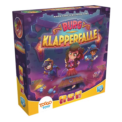 Space Cow, Burg Klapperfalle, Kinderspiel, Dungeon Crawler, 2-4 Spieler, Ab 6+ Jahren, 20+ Minuten, Deutsch von Asmodee